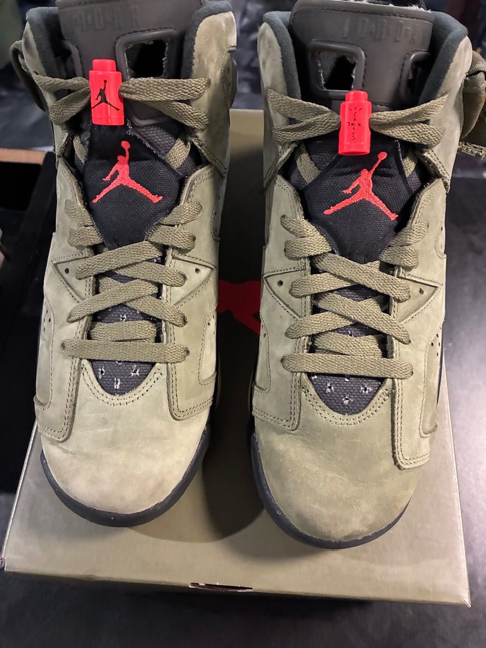 Jordan 6 Retro Travis Scott Olive - Used/Worn
