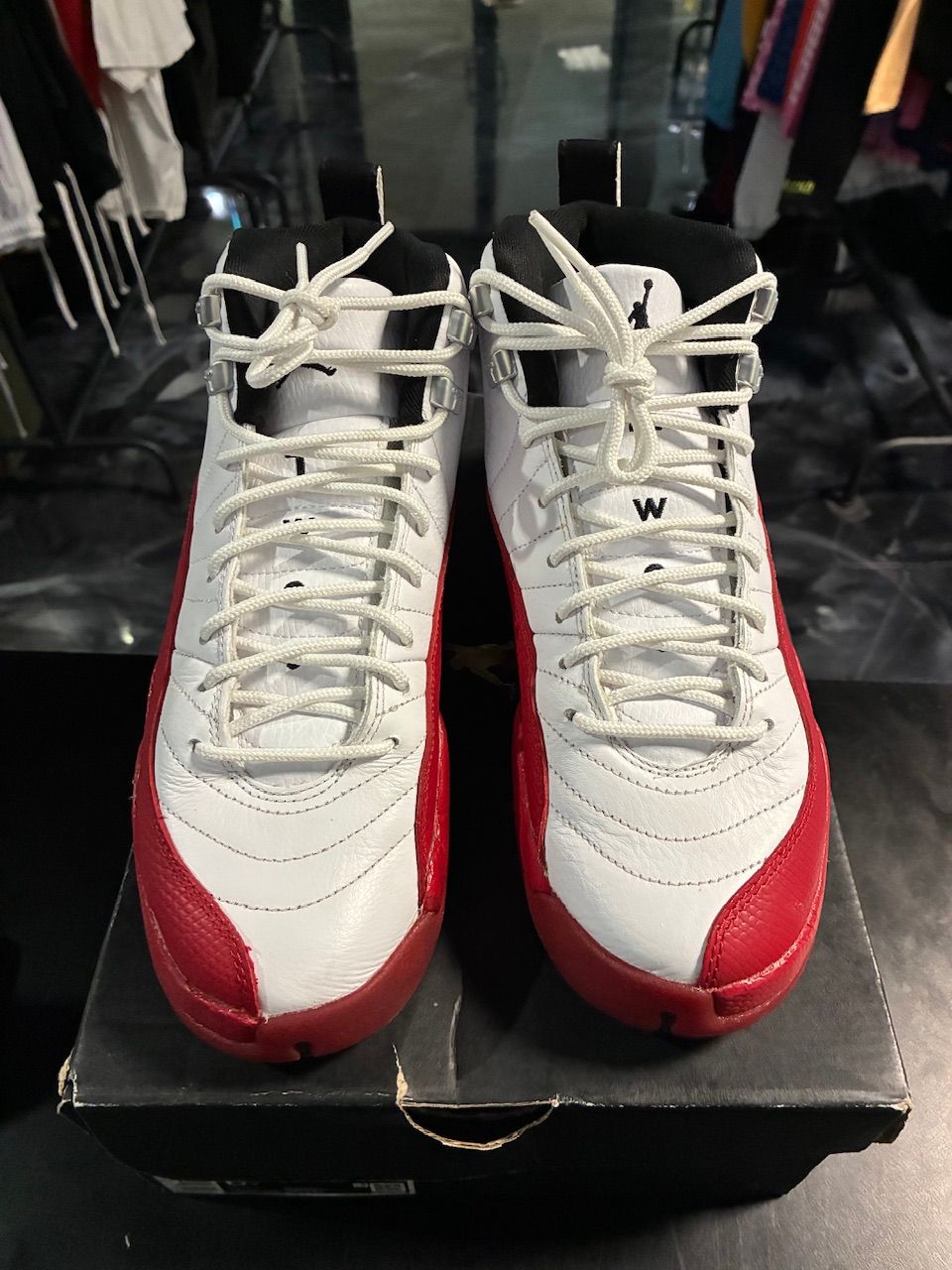 Jordan 12 Retro Cherry (2023) (GS) - Used/Rep Box