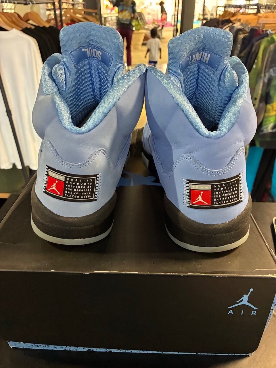 Jordan 5 Retro UNC University Blue - Used/Worn