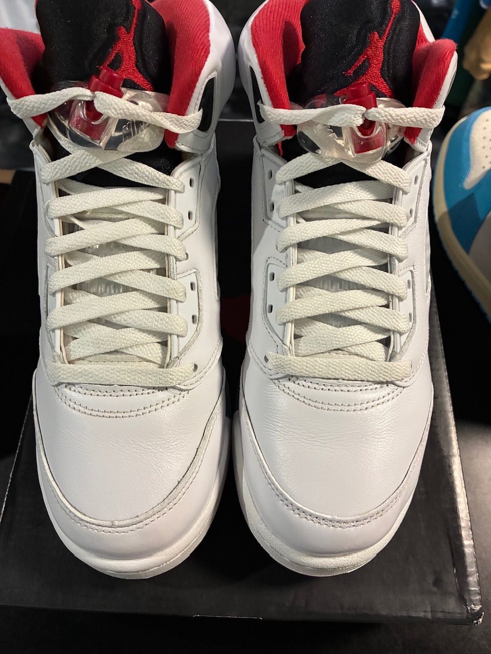 Jordan 5 Retro Fire Red Black Tongue (2025) (GS) - Used/Worn