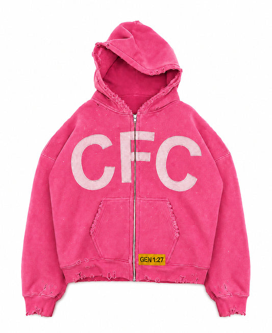 Cutfromdacloth Pink Jacket