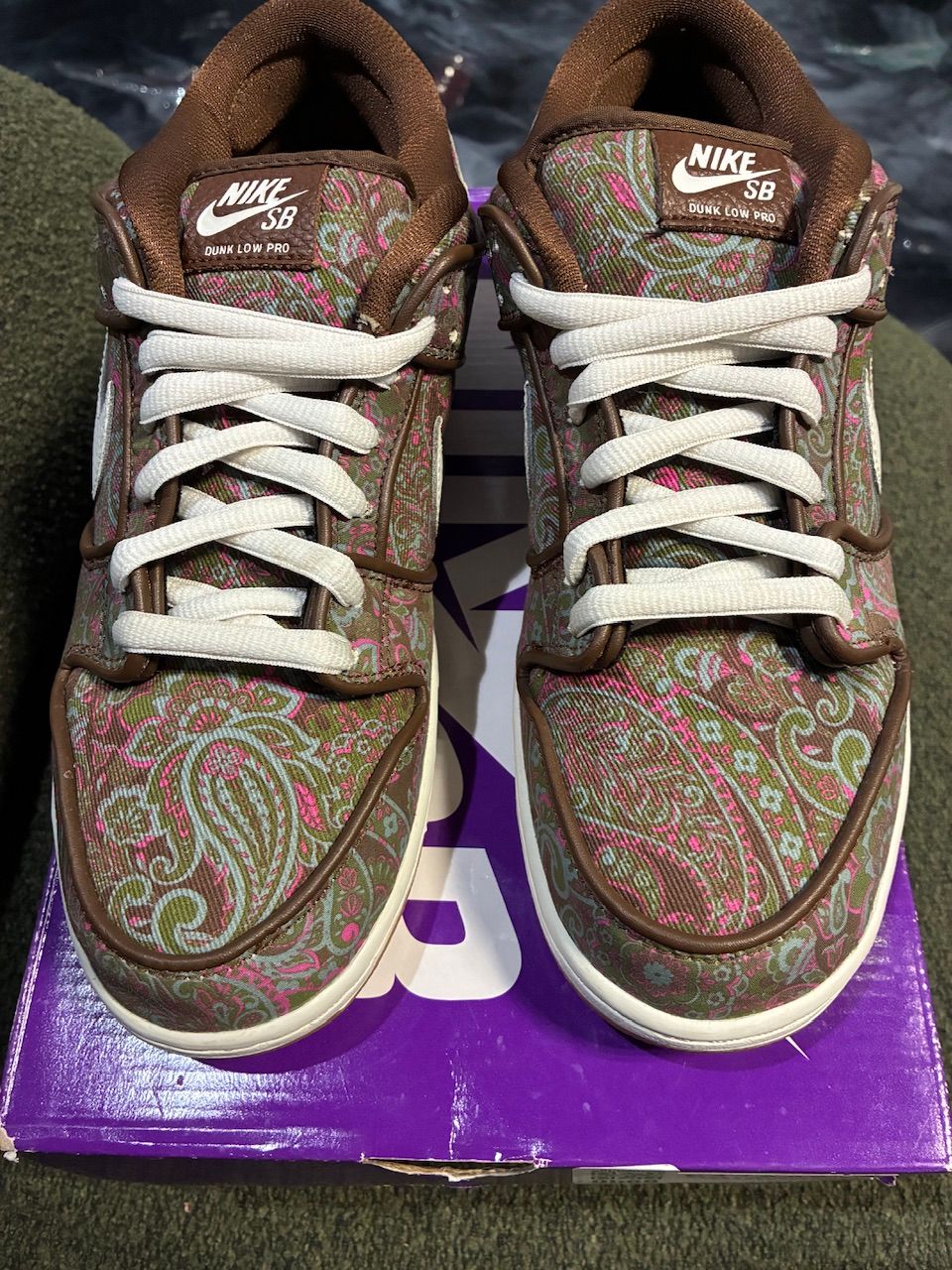 Nike SB Dunk Low Pro Paisley Brown - Used/Worn
