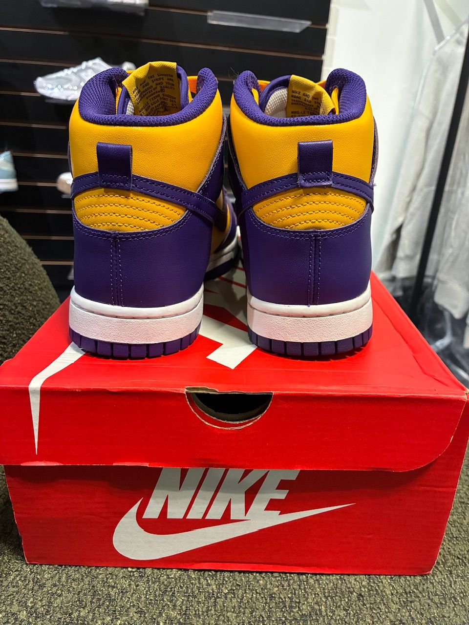 Nike Dunk High Lakers - Used/Worn