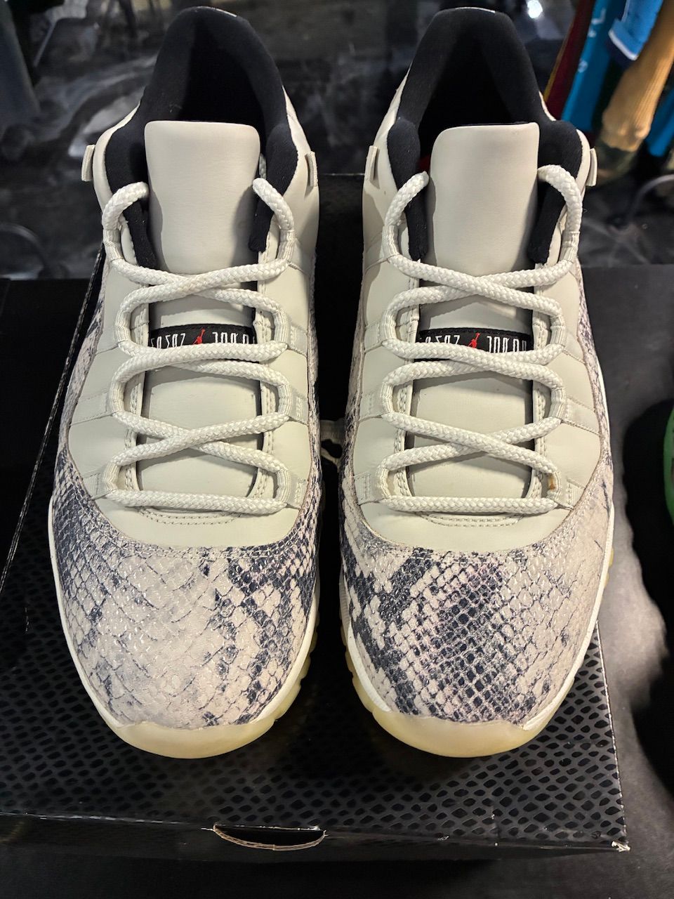 Jordan 11 Retro Low Snake Light Bone - Used/Worn