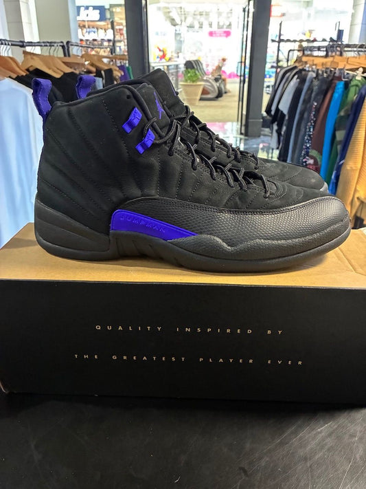 Jordan 12 Retro Black Dark Concord - Used/Worn