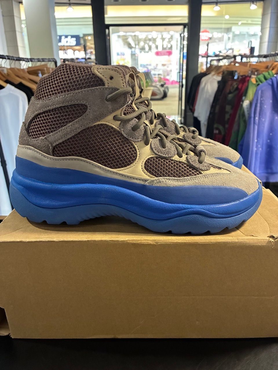 adidas Yeezy Desert Boot Taupe Blue - Used/Worn