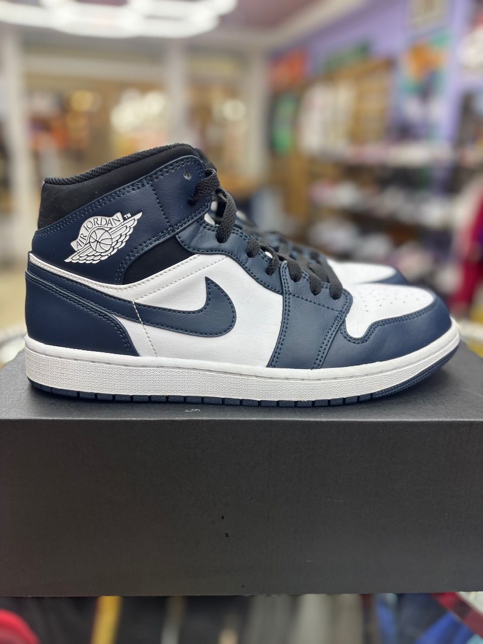 Jordan 1 Mid Armory Navy - Used/Worn