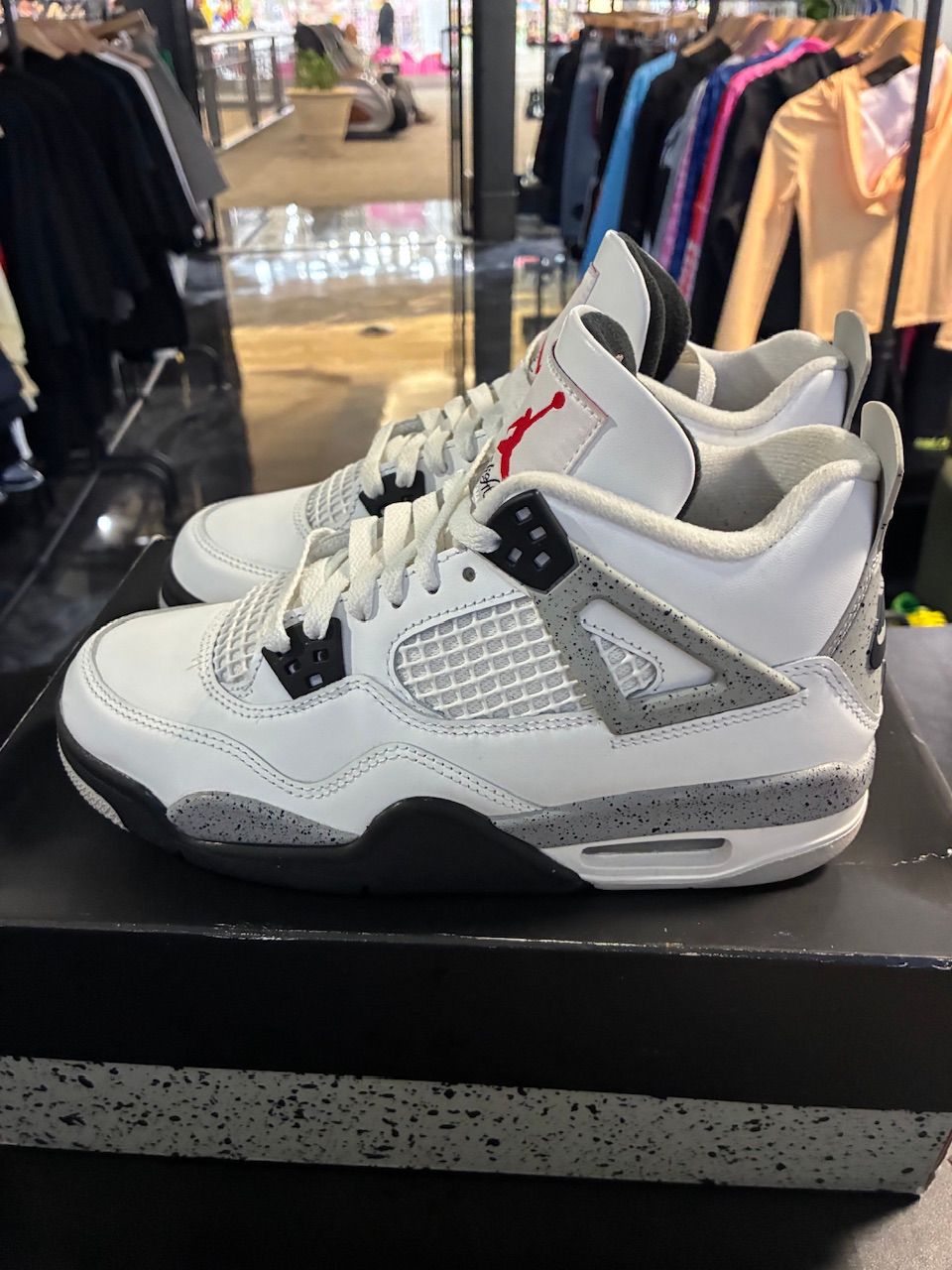Jordan 4 Retro White Cement (2025) (GS) - Used/Worn