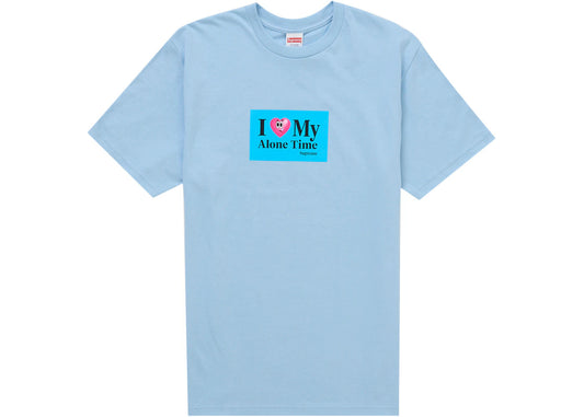 Supreme Alone Time Tee Powder Blue