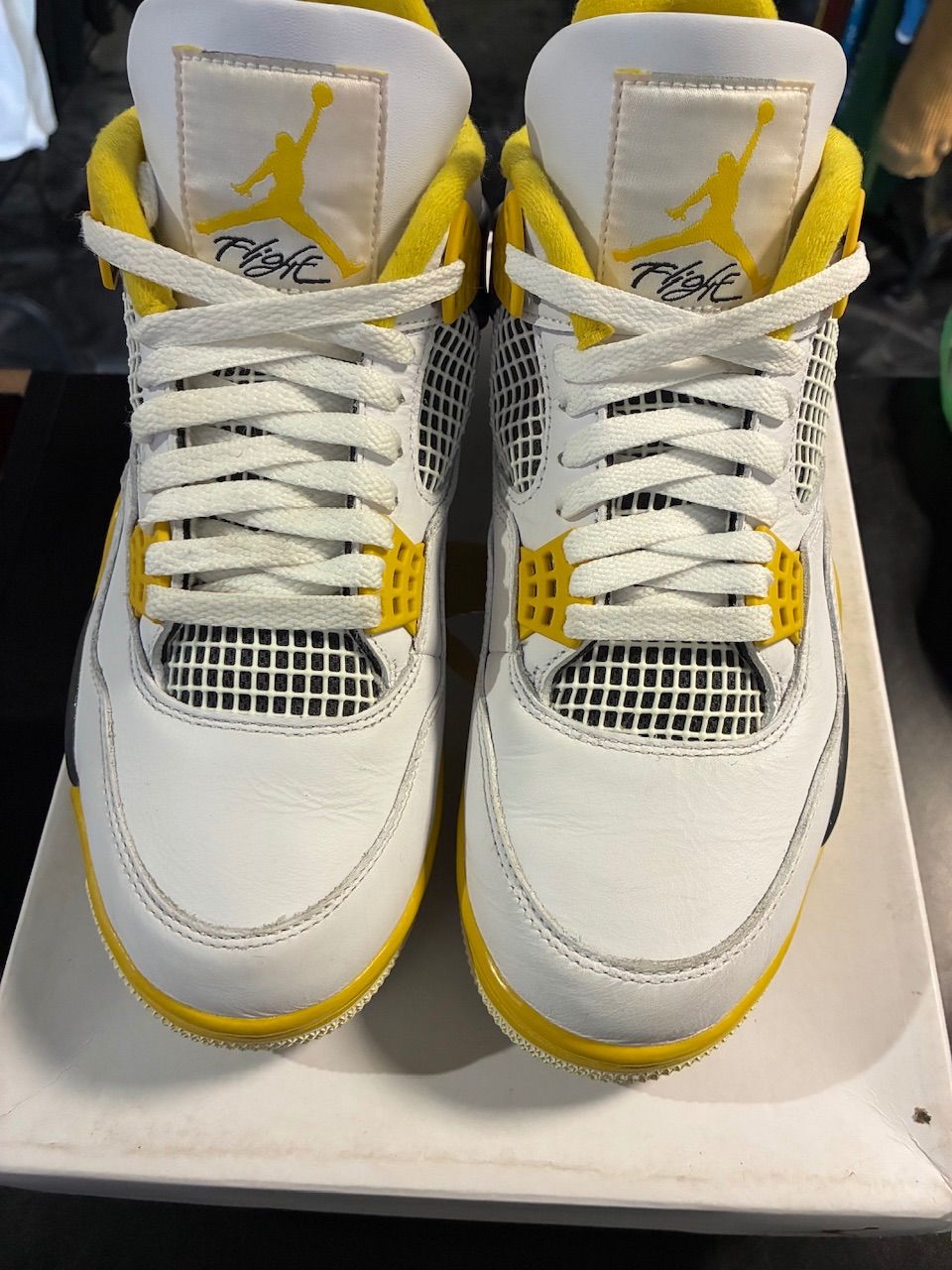 Jordan 4 Retro Vivid Sulfur (Women's) - Used/Worn
