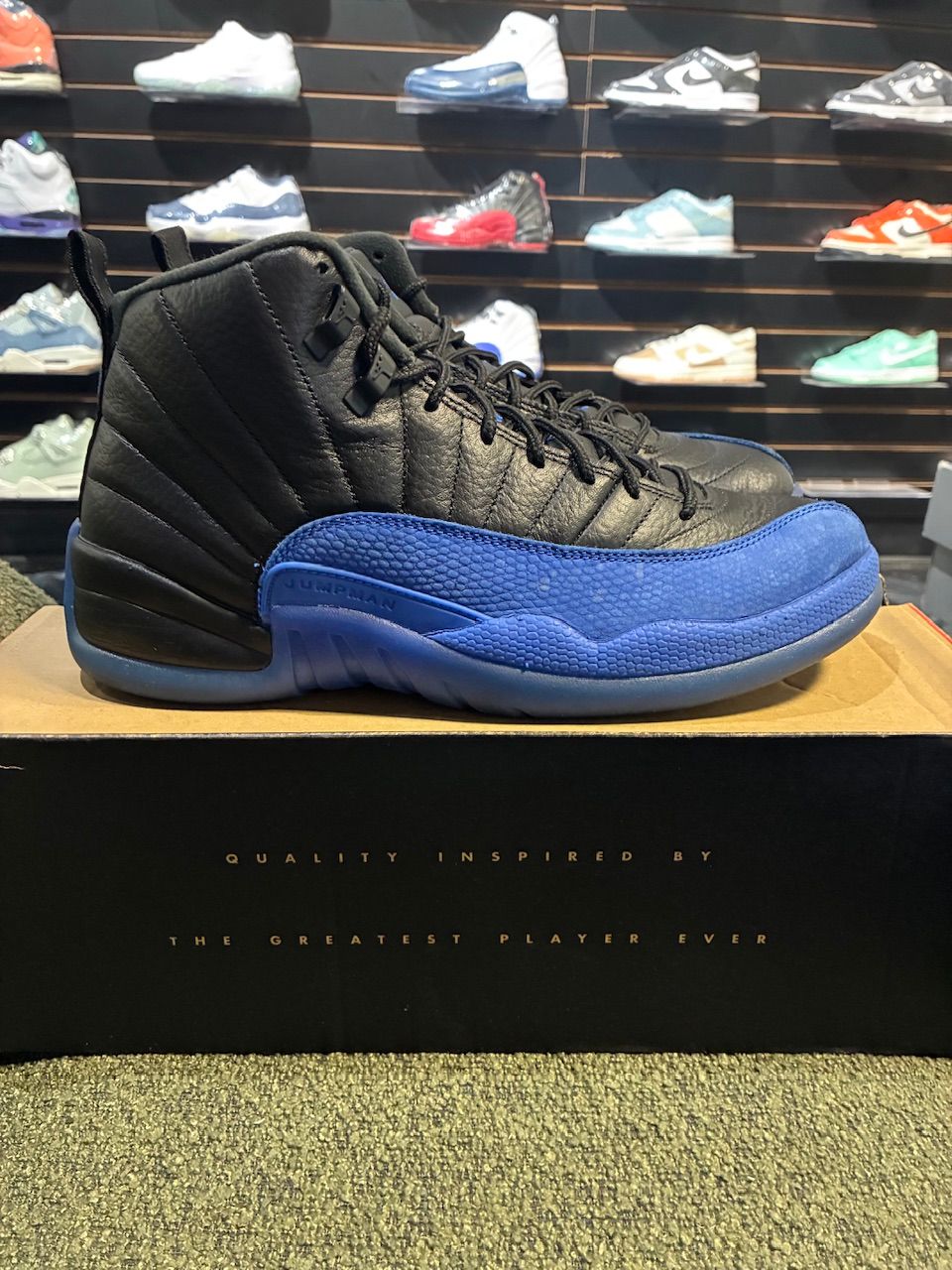 Jordan 12 Retro Black Game Royal - Used/Worn