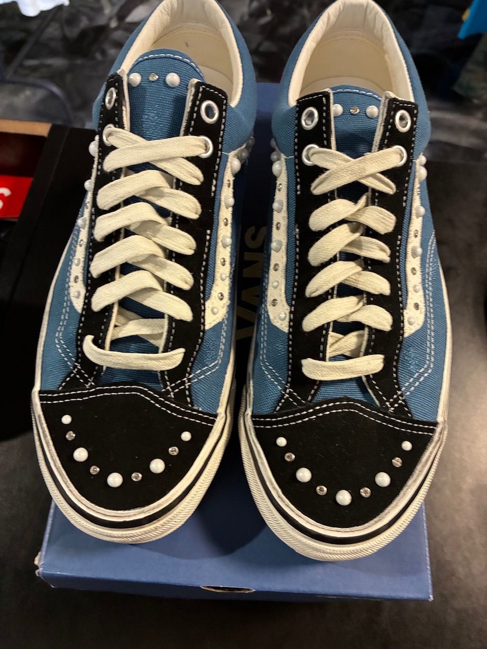 Vans LX Old Skool 36 Pearlized Pack Black Navy - Used/Worn