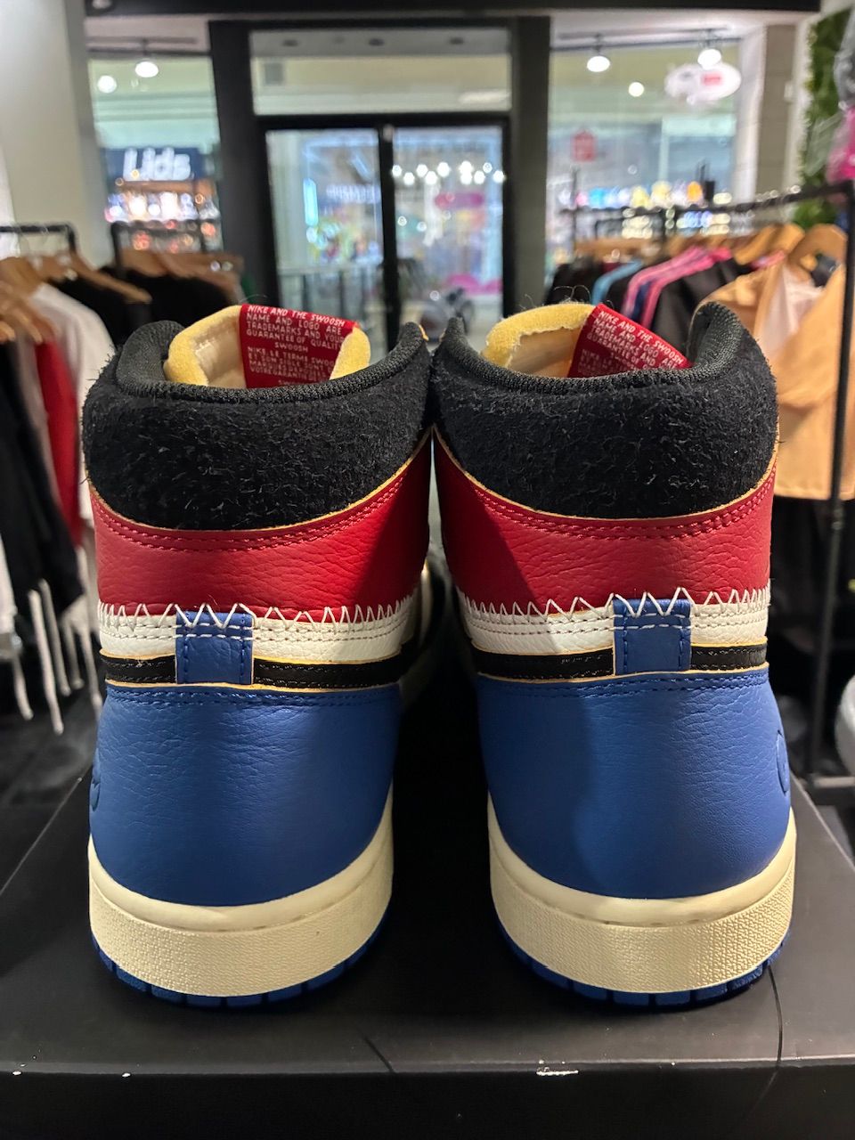 Jordan 1 Retro High OG SP Fragment x Union LA Varsity Red Sport Royal - Used/Worn