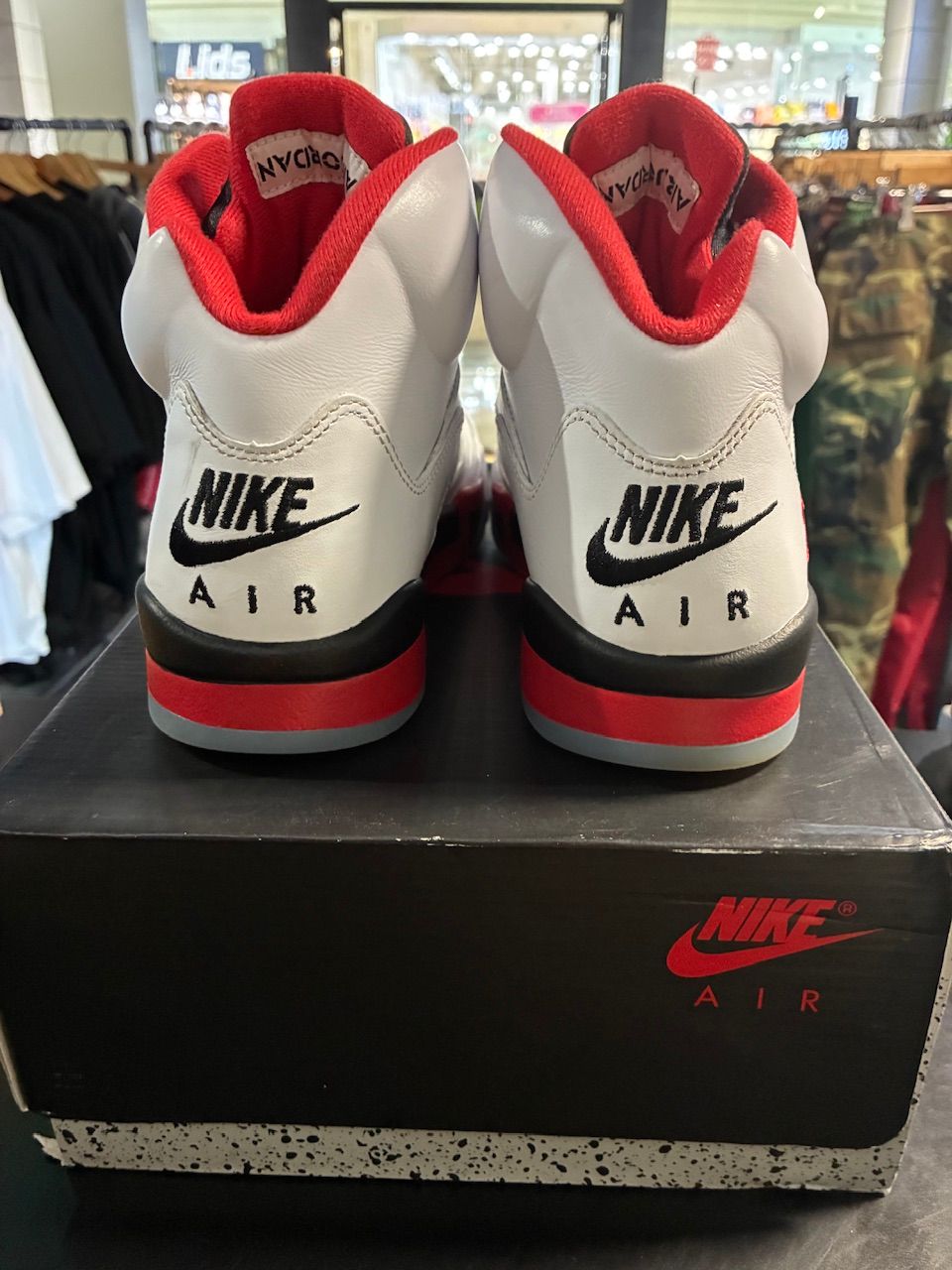 Jordan 5 Retro Fire Red Black Tongue (2025) - Used/Worn