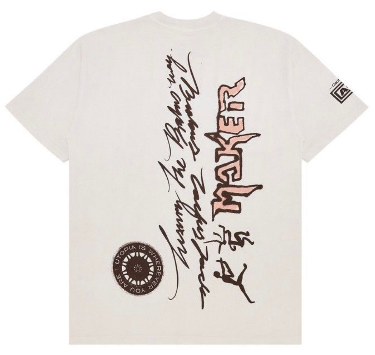 Cactus Jack by Travis Scott x Brabus Tee 'Cream'