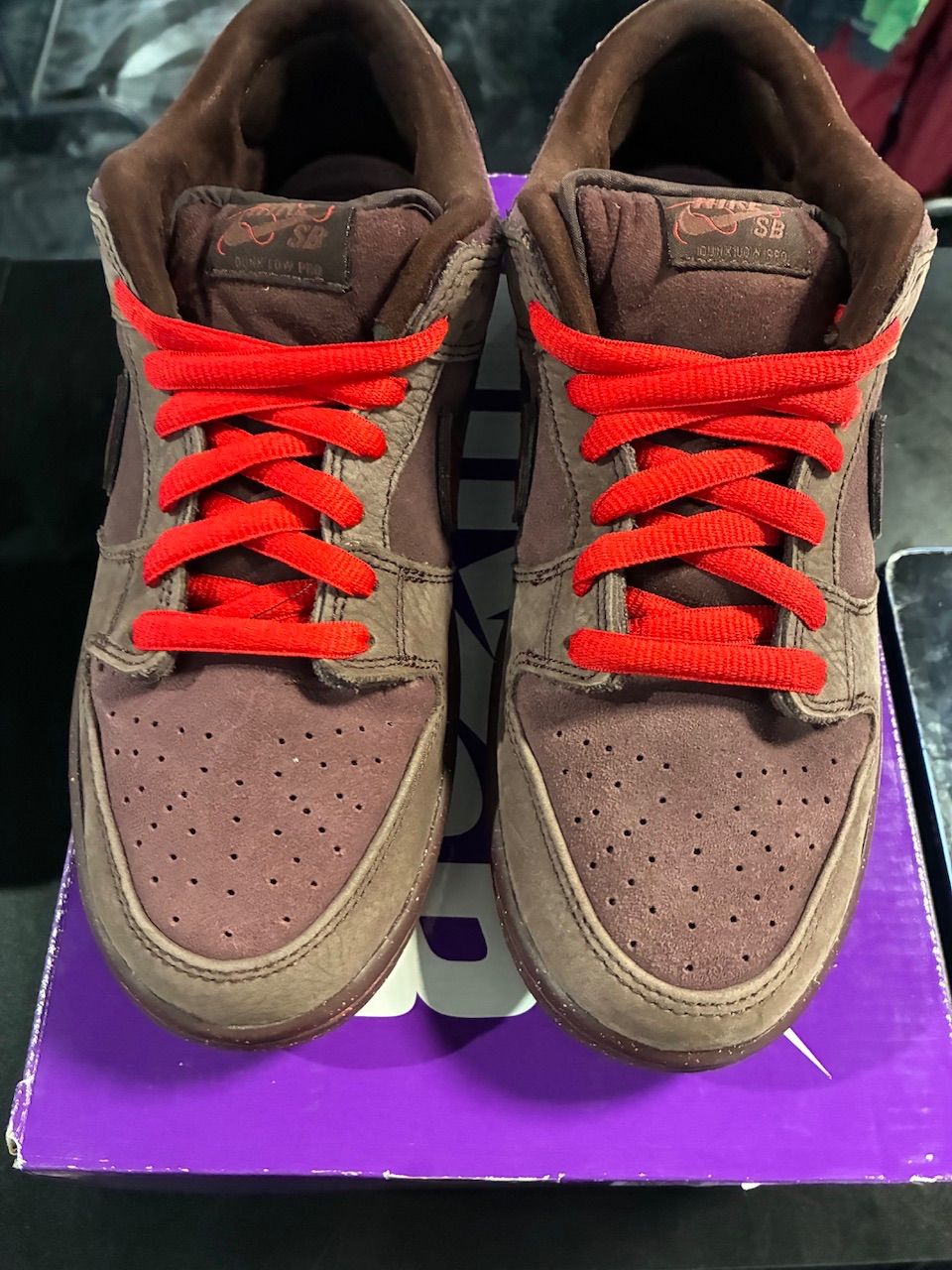 Nike SB Dunk Low City of Love Burgundy Crush - Used/Rep Box