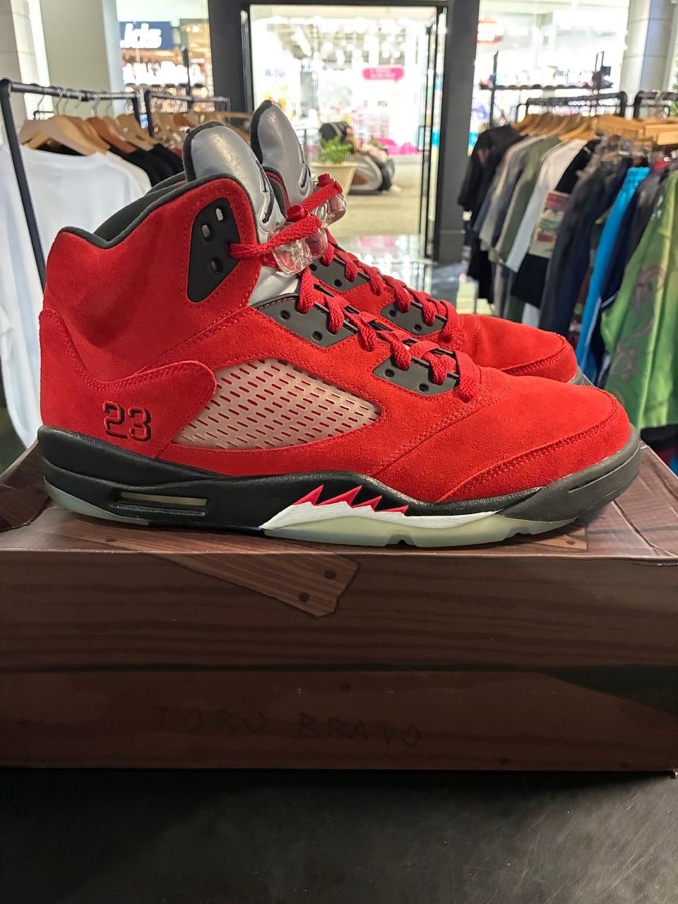 Jordan 5 Retro Raging Bull Red (2021) - Used/Worn