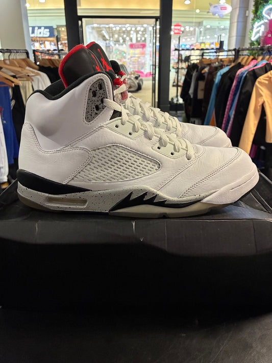 Jordan 5 Retro White Cement - Used/Worn