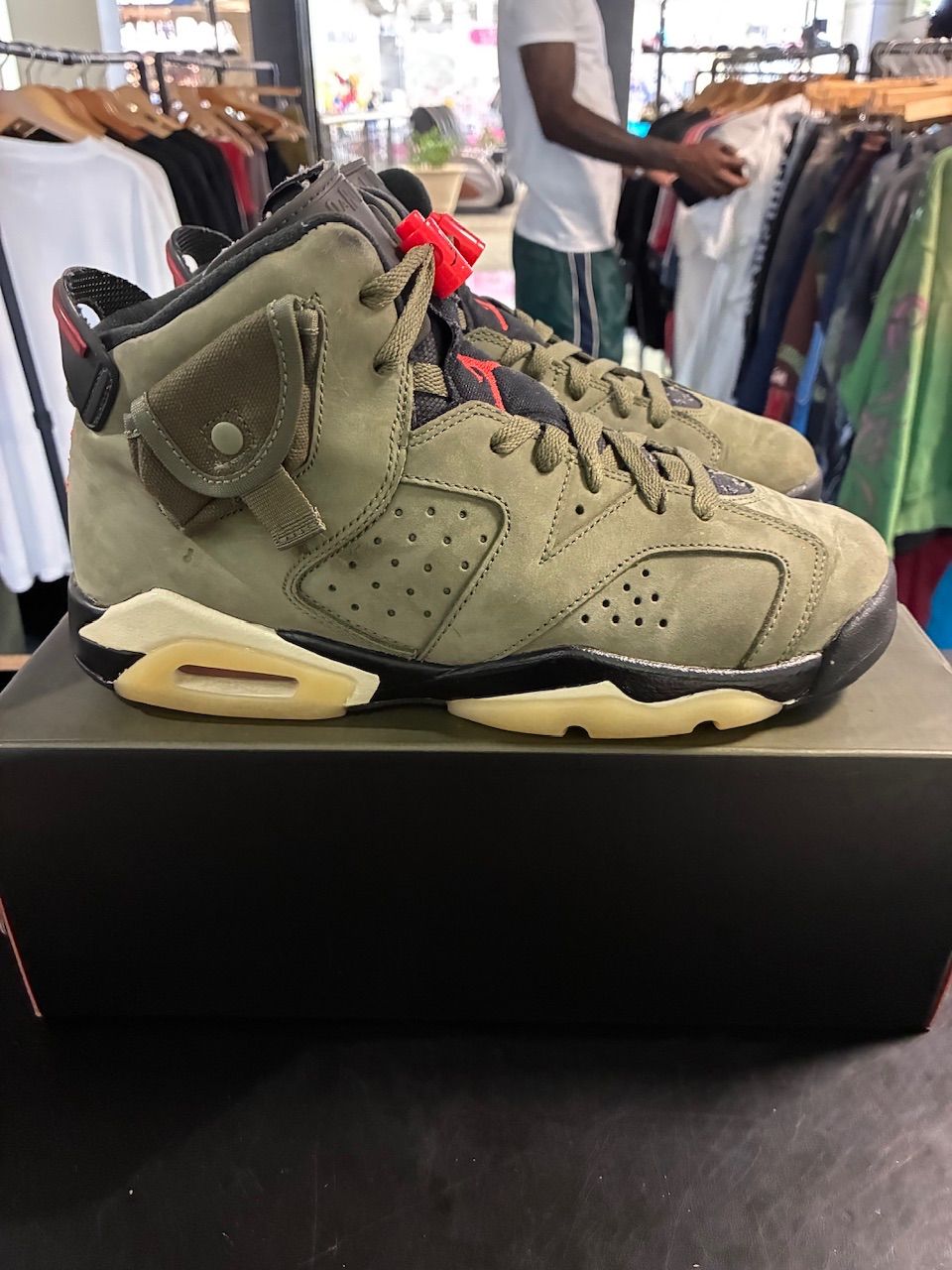 Jordan 6 Retro Travis Scott Olive - Used/Worn
