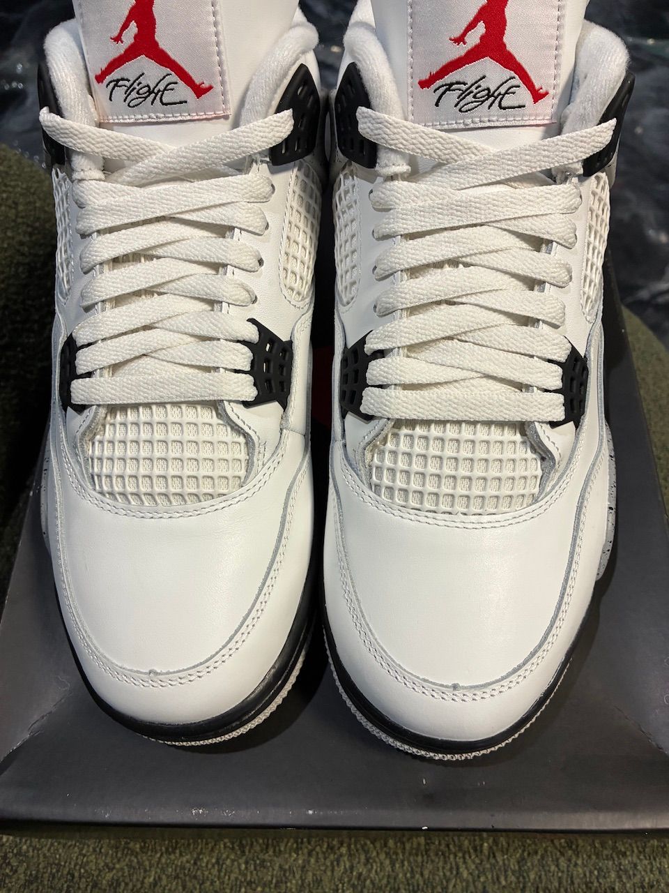 Jordan 4 Retro White Cement (2025) - Used/Worn