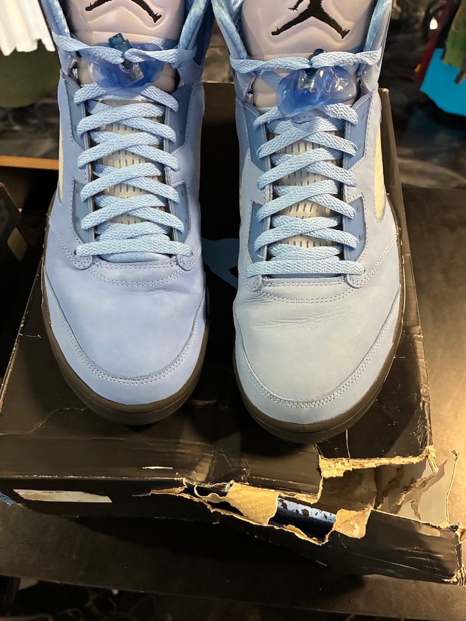 Jordan 5 Retro UNC University Blue - Used/Worn