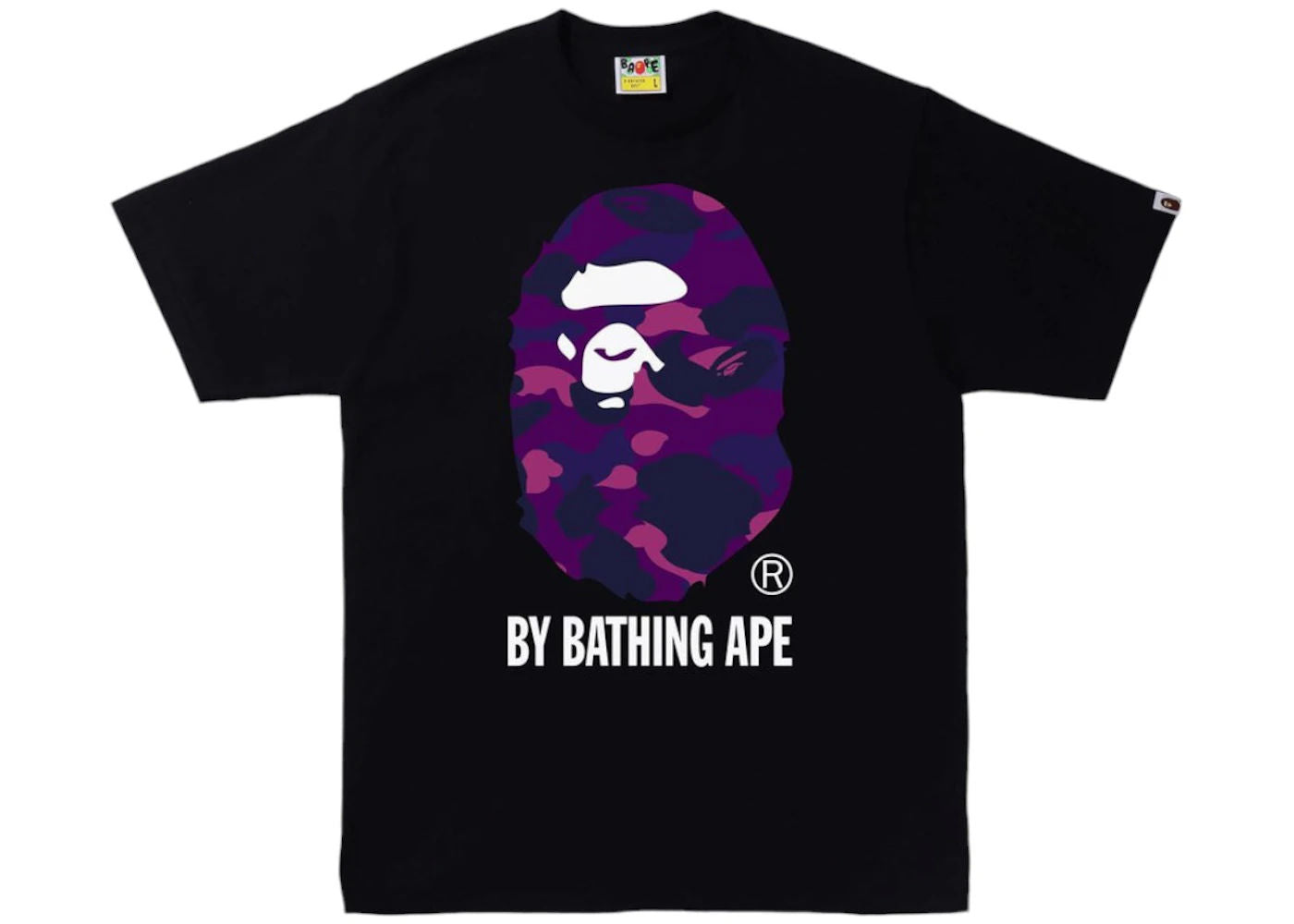 BAPE Color Camo By Bathing Ape Tee Black/Purple