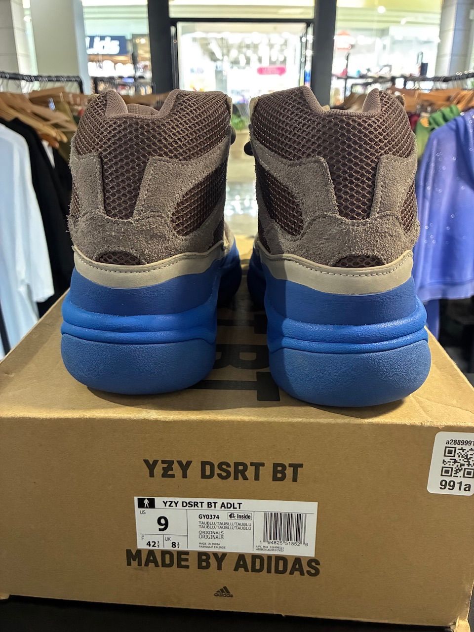 adidas Yeezy Desert Boot Taupe Blue - Used/Worn