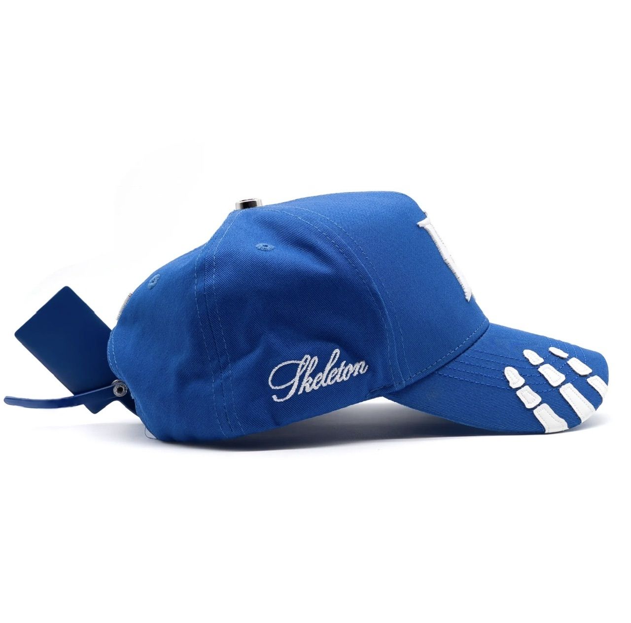 Blue LA Skeleton Hat