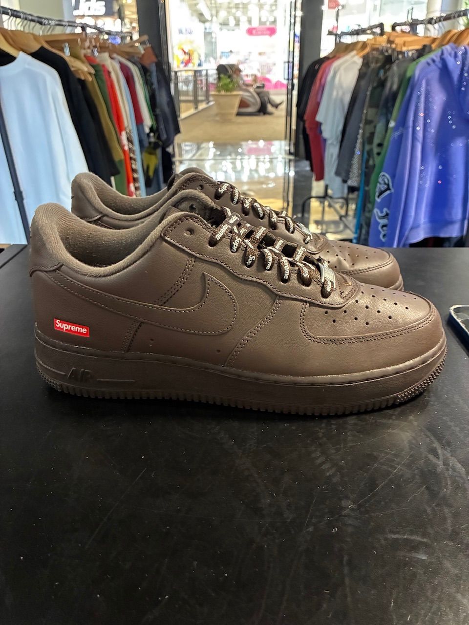 Nike Air Force 1 Low Supreme Baroque Brown - No Box/Used