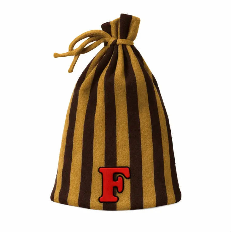 Coffee Pinstripe Beanie